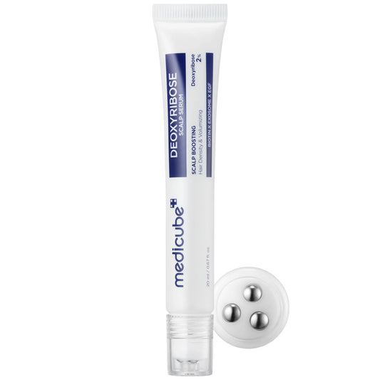 [NEW] [Medicube] Deoxyribose Scalp Serum | for Fuller-Looking Hair & Scalp Strengthening Roll-On Serum | Deoxyribose, Rosemary, EGF, Caffeine for Fine, Thin Hair | Korean Hair Care, K-Beauty