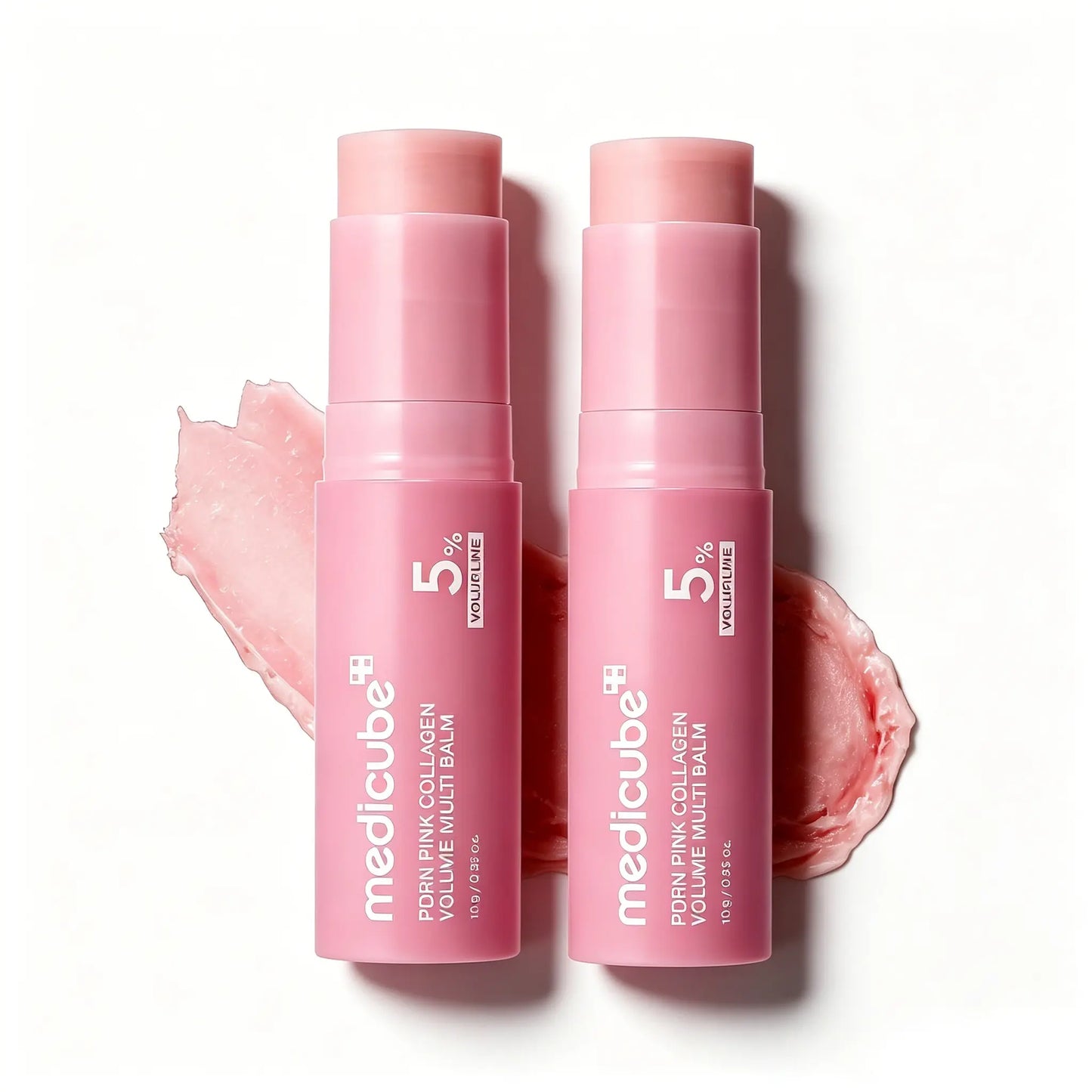 Medicube PDRN Pink Collagen Multi Balm Stick 10G, 5% Volufiline Anti-Aging Plumping Stick for Fine Lines Dry Skin