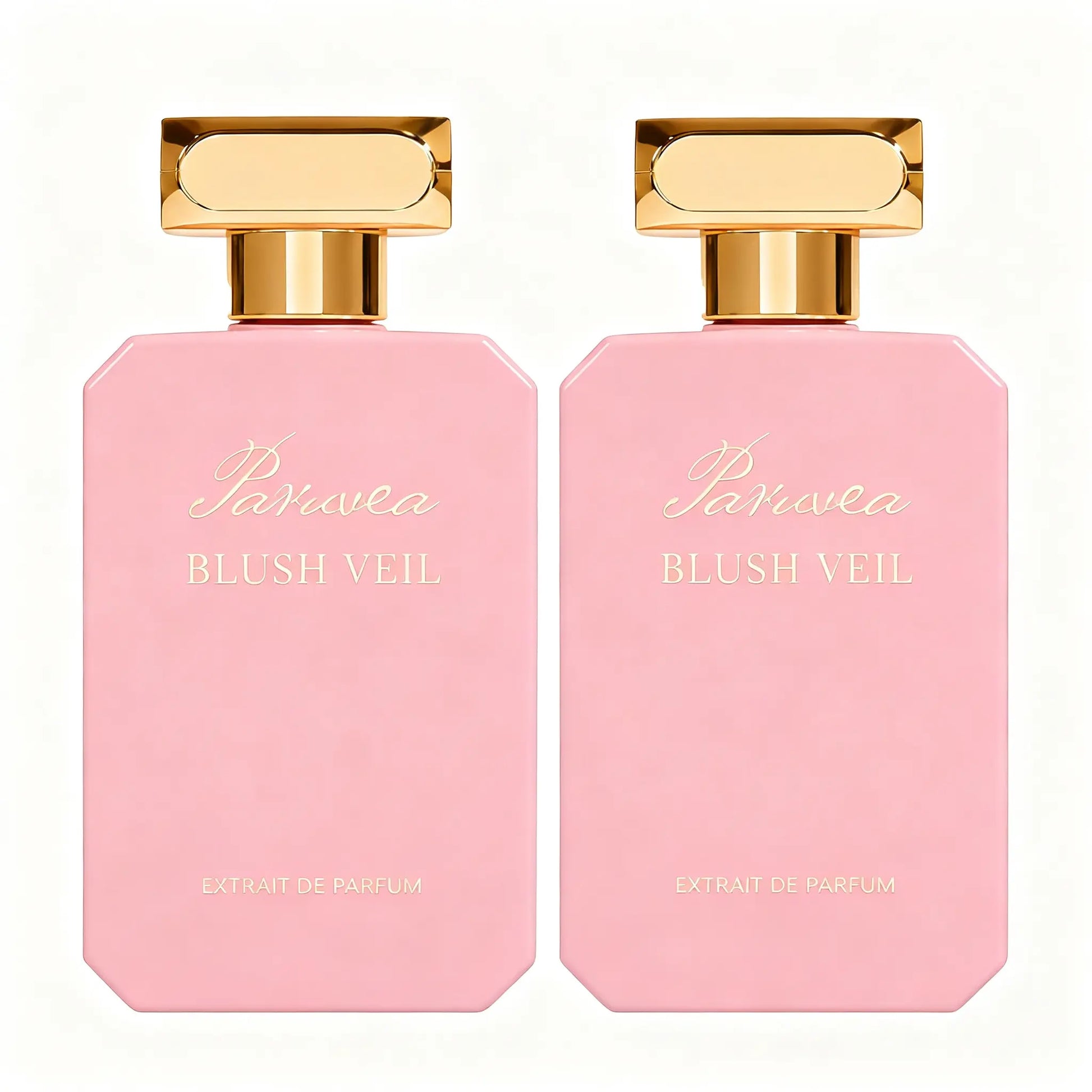 Paruvea Blush Veil Extrait De Parfum | Sweet Creamy Strawberry Milkshake | Blackberry Vanilla Jasmine | Soft Feminine Fruity Floral Perfume 100Ml (3.4 Fl Oz)