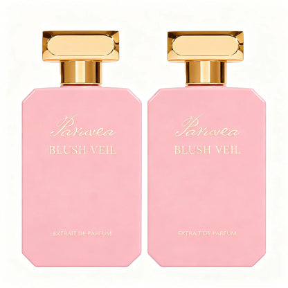 Paruvea Blush Veil Extrait De Parfum | Sweet Creamy Strawberry Milkshake | Blackberry Vanilla Jasmine | Soft Feminine Fruity Floral Perfume 100Ml (3.4 Fl Oz)