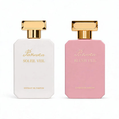 Paruvea Blush Veil Extrait De Parfum | Sweet Creamy Strawberry Milkshake | Blackberry Vanilla Jasmine | Soft Feminine Fruity Floral Perfume 100Ml (3.4 Fl Oz)