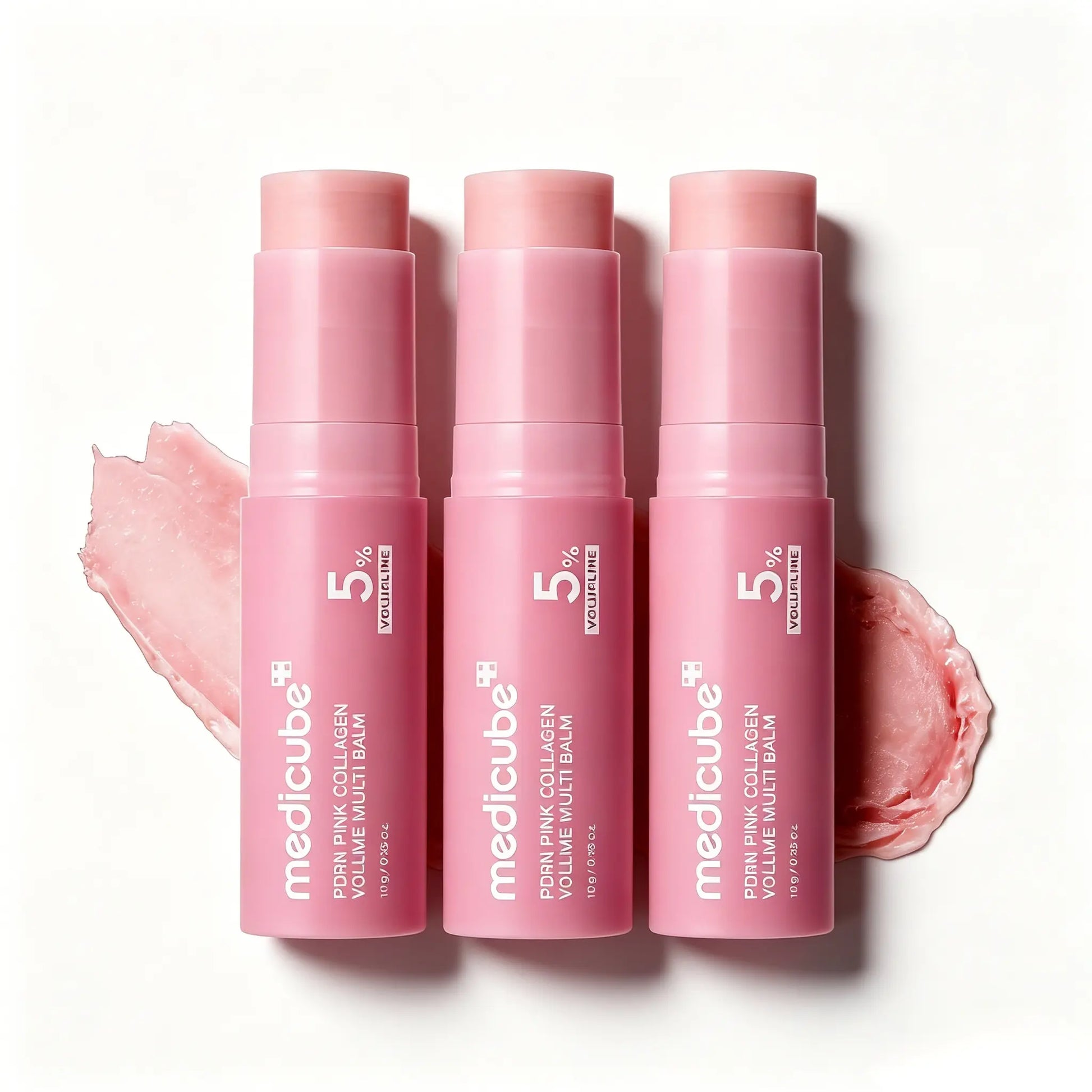 Medicube PDRN Pink Collagen Multi Balm Stick 10G, 5% Volufiline Anti-Aging Plumping Stick for Fine Lines Dry Skin