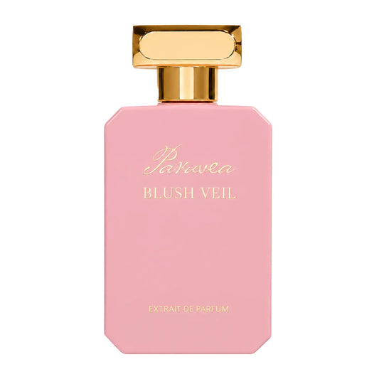 Paruvea Blush Veil Extrait De Parfum | Sweet Creamy Strawberry Milkshake | Blackberry Vanilla Jasmine | Soft Feminine Fruity Floral Perfume 100Ml (3.4 Fl Oz)
