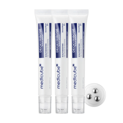 [NEW] [Medicube] Deoxyribose Scalp Serum | for Fuller-Looking Hair & Scalp Strengthening Roll-On Serum | Deoxyribose, Rosemary, EGF, Caffeine for Fine, Thin Hair | Korean Hair Care, K-Beauty